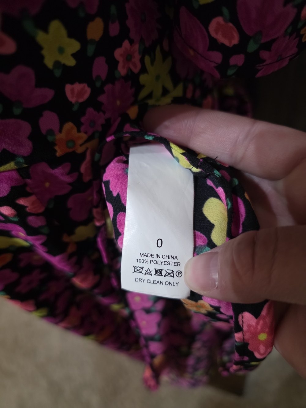 Kate Spade Neon Pink and Yellow Floral Fit-and-Flare Dress - Picture 4 of 4